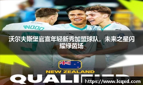 沃尔夫斯堡官宣年轻新秀加盟球队，未来之星闪耀绿茵场